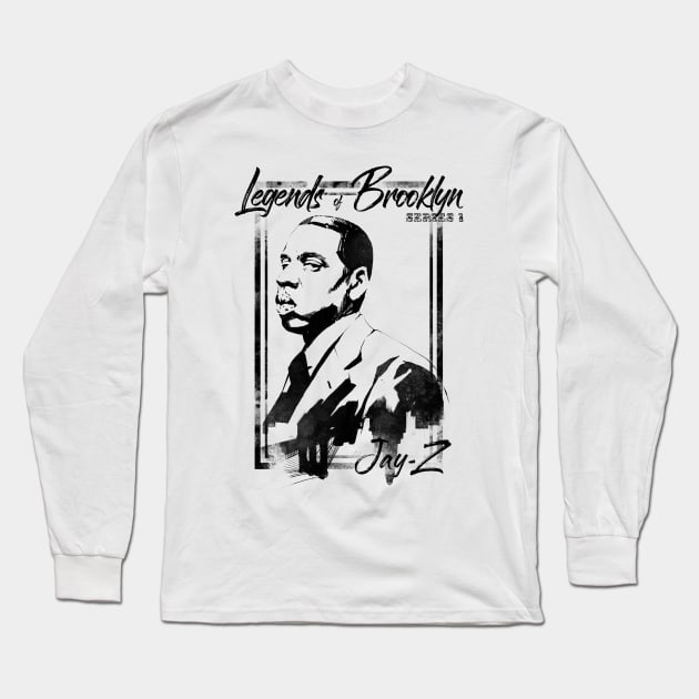 Legend of Brooklyn / Jay-Z Long Sleeve T-Shirt by Kotolevskiy